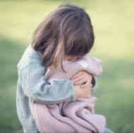Памучно одеяло 80x100cm от Cotton Hug Органик – Роза