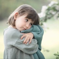 Памучно одеяло 80x100cm от Cotton Hug Органик – Салвия