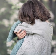 Памучно одеяло 80x100cm от Cotton Hug Органик – Салвия