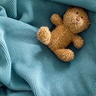 Памучно одеяло 80x100cm от Cotton Hug Органик – Салвия