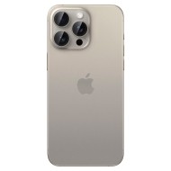 2бр комплекти от протектори за камера на iPhone 14 Pro / Pro Max / 15 Pro / Pro Max / 16 Pro / Pro Max от Spigen Optik Tr - Natural Titanium