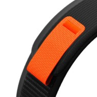 Текстилна каишка за Garmin Fenix 5 / 6 / 6 Pro / 7 от Tech-Protect Nylon - Черен / Оранжев
