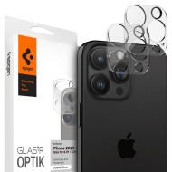 2 броя протектори за камера на iPhone 14 Pro / Pro Max - 15 Pro / Pro Max от Spigen Optik.TR - Прозрачни