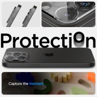 2 броя протектори за камера на iPhone 14 Pro / Pro Max - 15 Pro / Pro Max от Spigen Optik.TR - Прозрачни