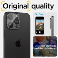 2 броя протектори за камера на iPhone 14 Pro / Pro Max - 15 Pro / Pro Max от Spigen Optik.TR - Прозрачни