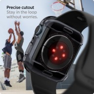 Удароустойчив кейс с протектор за Apple Watch 7/8/9 (41mm) от Spigen Ultra Hybrid - Space Crystal