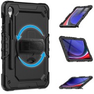 360 градусов калъф за таблет Samsung Galaxy Tab S9 (11.0") / S9 FE / S10 FE / S10 Lite 10.9" от Tech-Protect Solid360 - Черен