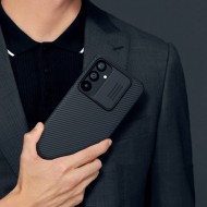 Калъф със защита на камерата за Samsung Galaxy S23 FE от Nillkin Camshield Pro - Черен