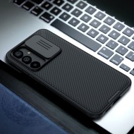 Калъф със защита на камерата за Samsung Galaxy S23 FE от Nillkin Camshield Pro - Черен