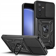Удароустойчив калъф за Samsung Galaxy S23 FE от Tech-Protect CamShield Pro - Черен