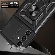 Удароустойчив калъф за Samsung Galaxy S23 FE от Tech-Protect CamShield Pro - Черен