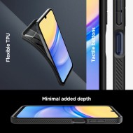 Силиконов кейс за Samsung Galaxy A15 4G / 5G от Spigen Liquid Air - Черен мат