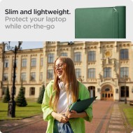 Тънък калъф за 15-16 инчов лаптоп от Spigen Valentinus Sleeve - Jeju Green