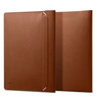 Тънък калъф за 15-16 инчов лаптоп от Spigen Valentinus Sleeve - Classic Brown