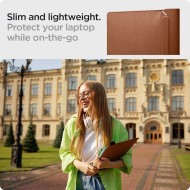 Тънък калъф за 15-16 инчов лаптоп от Spigen Valentinus Sleeve - Classic Brown
