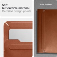 Тънък калъф за 15-16 инчов лаптоп от Spigen Valentinus Sleeve - Classic Brown