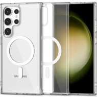 Твърд кейс с MagSafe пръстен за Samsung Galaxy S24 Ultra от Tech-Protect FlexAir Hybrid - Прозрачен