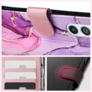 Кожен тефтер за Samsung Galaxy A25 5G от Tech-Protect Wallet - Marble