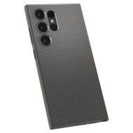 Силиконов кейс за Samsung Galaxy S24 Ultra от Spigen Liquid Air - Черен мат