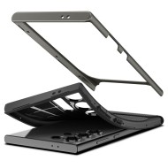 Твърд хибриден кейс за Samsung Galaxy S24 Ultra от Spigen Neo Hybrid - Gunmetal