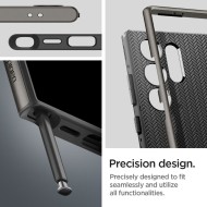 Твърд хибриден кейс за Samsung Galaxy S24 Ultra от Spigen Neo Hybrid - Gunmetal