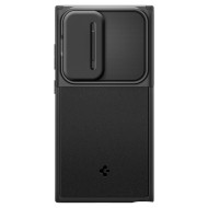 Кейс с капак за камерата за Samsung Galaxy S24 Ultra от Spigen Optik Armor - Черен