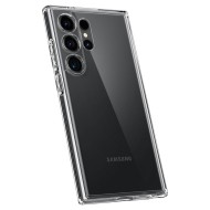 Удароустойчив твърд кейс за Samsung Galaxy S24 Ultra от Spigen Ultra Hybrid - Прозрачен