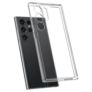 Удароустойчив твърд кейс за Samsung Galaxy S24 Ultra от Spigen Ultra Hybrid - Прозрачен