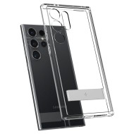 Удароустойчив твърд кейс за Samsung Galaxy S24 Ultra от Spigen Ultra Hybrid S - Прозрачен