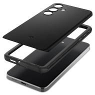 Тънък твърд кейс за Samsung Galaxy S24 от Spigen Thin Fit - Черен