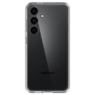Удароустойчив твърд кейс за Samsung Galaxy S24 от Spigen Ultra Hybrid - Прозрачен