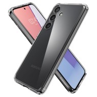 Удароустойчив твърд кейс за Samsung Galaxy S24 от Spigen Ultra Hybrid - Прозрачен
