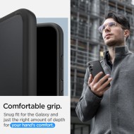 Удароустойчив твърд кейс за Samsung Galaxy S24 от Spigen Ultra Hybrid - Черен мат