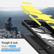 Удароустойчив, твърд кейс за Samsung Galaxy S24 от Spigen Tough Armor - Черен