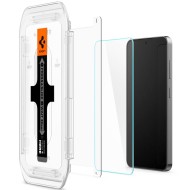 2 Стъклени протектора за дисплей на Samsung Galaxy S24 от Spigen Glas.TR "Ez Fit" - Прозрачни