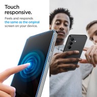 2 Стъклени протектора за дисплей на Samsung Galaxy S24 от Spigen Glas.TR "Ez Fit" - Прозрачни