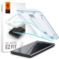 2 Стъклени протектора за дисплей на Samsung Galaxy S24 Ultra от Spigen Glas.TR "Ez Fit" - Прозрачни