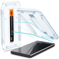 2 Стъклени протектора за дисплей на Samsung Galaxy S24 Ultra от Spigen Glas.TR "Ez Fit" - Прозрачни