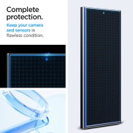 2 Стъклени протектора за дисплей на Samsung Galaxy S24 Ultra от Spigen Glas.TR "Ez Fit" - Прозрачни