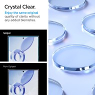 2 Стъклени протектора за дисплей на Samsung Galaxy S24 Ultra от Spigen Glas.TR "Ez Fit" - Прозрачни
