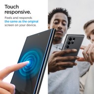2 Стъклени протектора за дисплей на Samsung Galaxy S24 Ultra от Spigen Glas.TR "Ez Fit" - Прозрачни