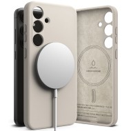 Силиконов кейс с MagSafe за Samsung Galaxy S24 от Ringke Silicone Magnetic - Stone