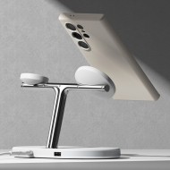 Силиконов кейс с MagSafe за Samsung Galaxy S24 от Ringke Silicone Magnetic - Stone