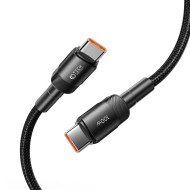 Кабел за зареждане USB-C / USB-C с PD 100W / 20V / 5A от Tech-Protect Ultraboost Evo - 25см Черен