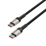 Кабел за зареждане USB-C / USB-C с PD 100W / 20V / 5A от Tech-Protect Ultraboost Evo - 100см Titanium