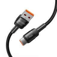 Кабел за зареждане USB-A / USB-C с PD 100W / 20V / 5A от Tech-Protect Ultraboost Evo - 100см Черен