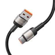 Кабел за зареждане USB-A / USB-C с PD 100W / 20V / 5A от Tech-Protect Ultraboost Evo - 200см Titanium