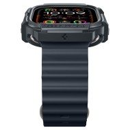 Удароустойчив кейс за Apple Watch Ultra 1/2 (49mm) от Spigen Rugged Armor - Dark Grey