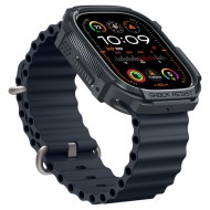 Удароустойчив кейс за Apple Watch Ultra 1/2 (49mm) от Spigen Rugged Armor - Dark Grey