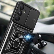 Удароустойчив калъф за Samsung Galaxy A55 5G от Tech-Protect CamShield Pro - Черен